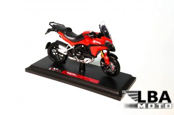 Модель мотоцикла Ducati Multistrade 1200S Красного цвета масштаб 118  лб-00000330
