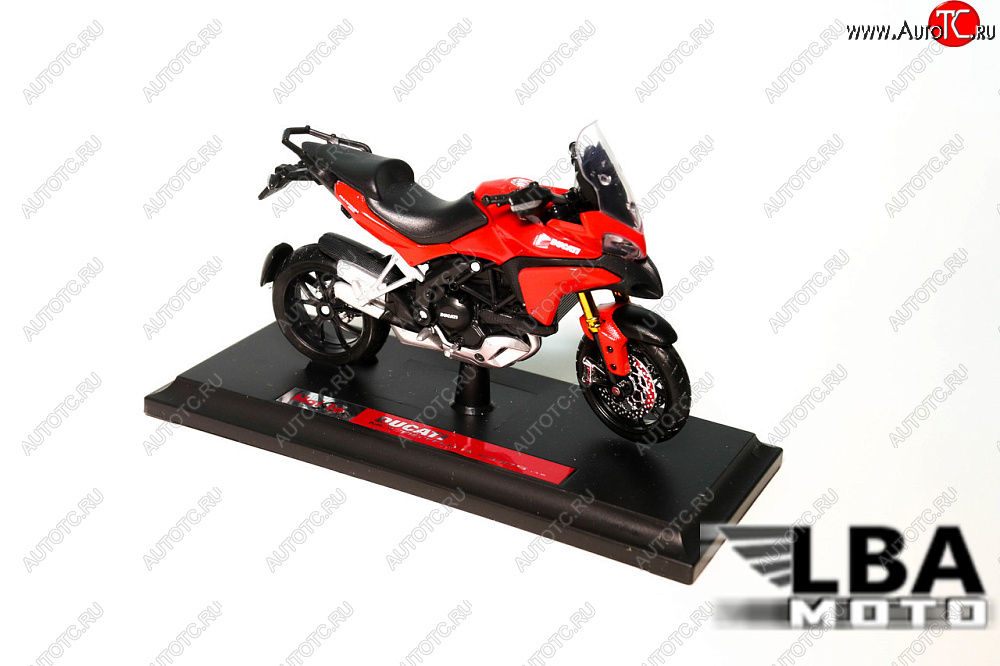 1 599 р. Модель мотоцикла Ducati Multistrade 1200S Красного цвета масштаб 118  лб-00000330  с доставкой в г. Кемерово