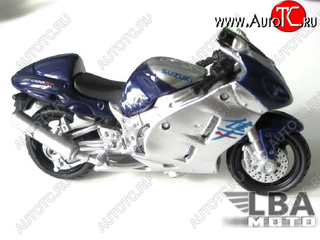 1 599 р. Модель мотоцикла Suzuki GSX-R1300 Синего цвета масштаб 112  пм-00002483  с доставкой в г. Кемерово