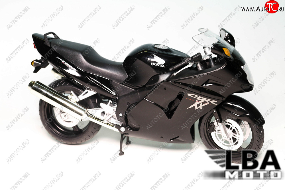 1 599 р. Модель мотоцикла Honda CBR1100xx Черного цвета масштаб 1 12  пм-00002484  с доставкой в г. Кемерово