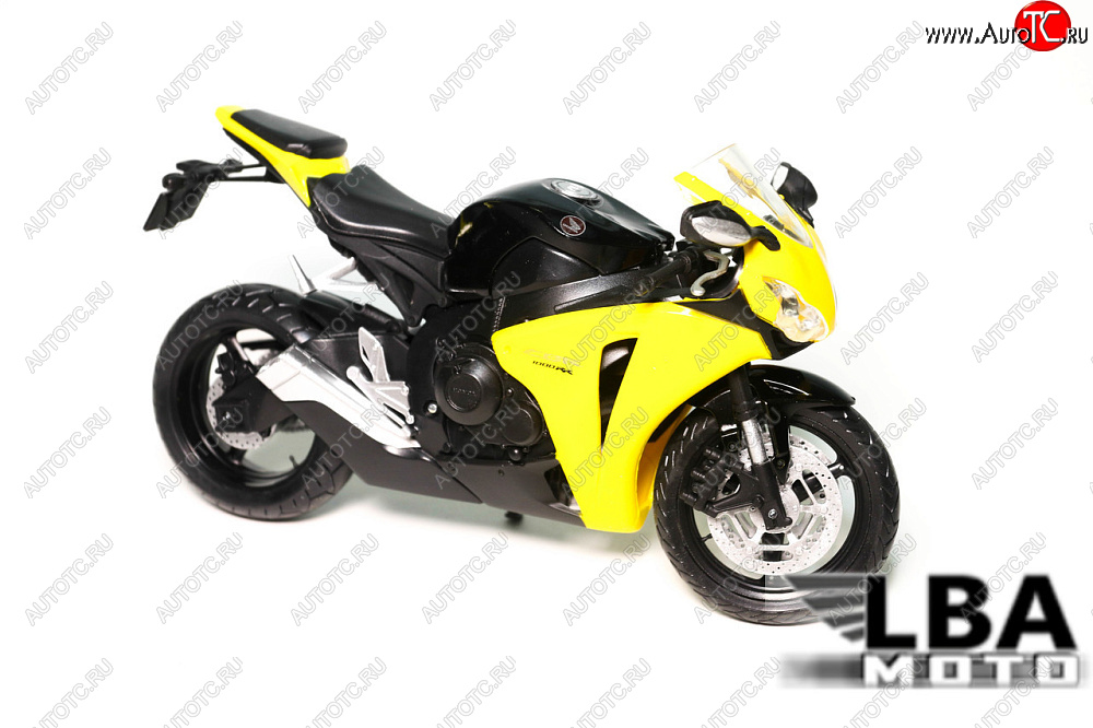 1 599 р. Модель мотоцикла Honda CBR1000RR 08-11 Желто-Черный масштаб 1 12  пм-00000846  с доставкой в г. Кемерово