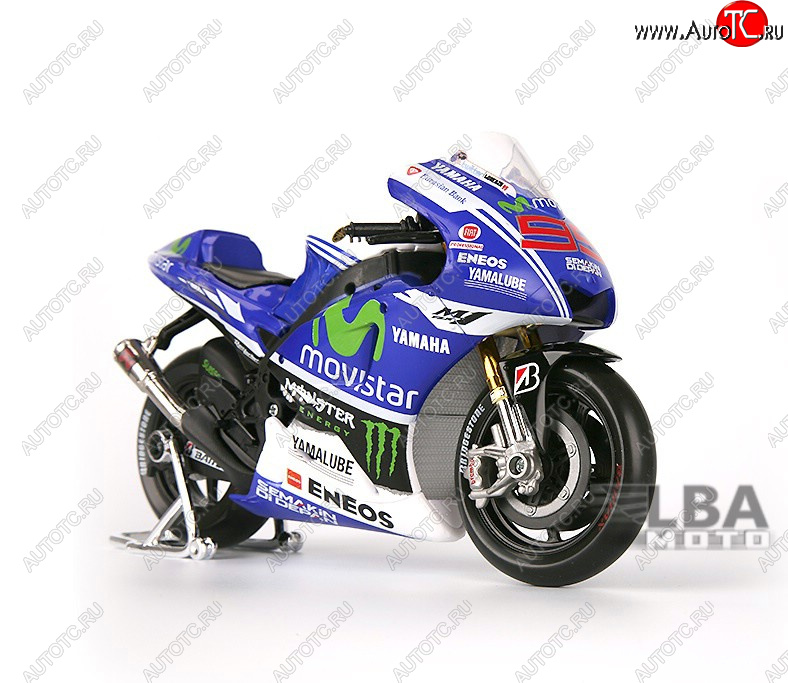 2 599 р. Модель мотоцикла Yamaha YZR-M1 масштаб 110  пм-00008003  с доставкой в г. Кемерово
