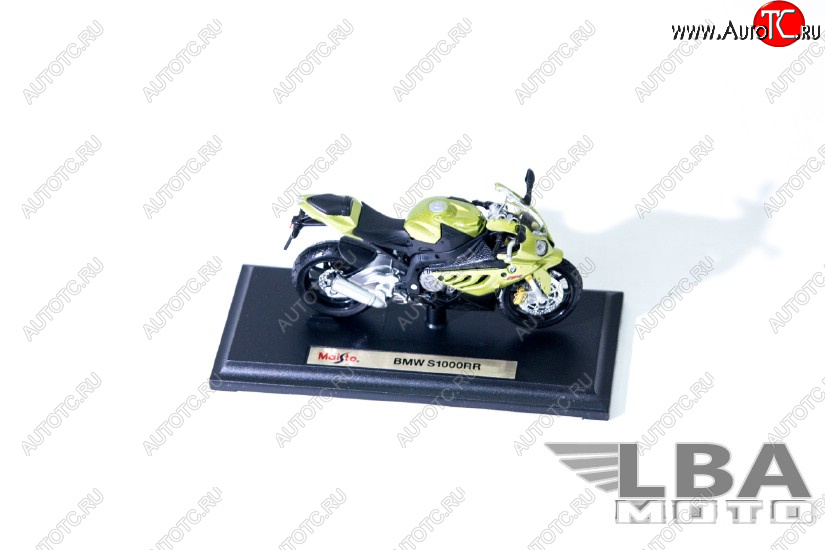 1 299 р. Модель мотоцикла BMW S1000RR Зеленого цвета масштаб 118  пм-00002480  с доставкой в г. Кемерово