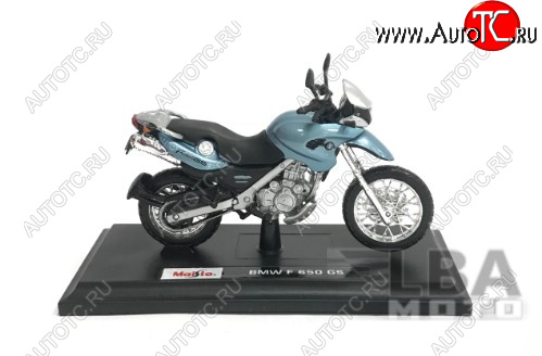1 599 р. Модель мотоцикла BMW R650GS Голубого цвета масштаб 118  пм-00016574  с доставкой в г. Кемерово