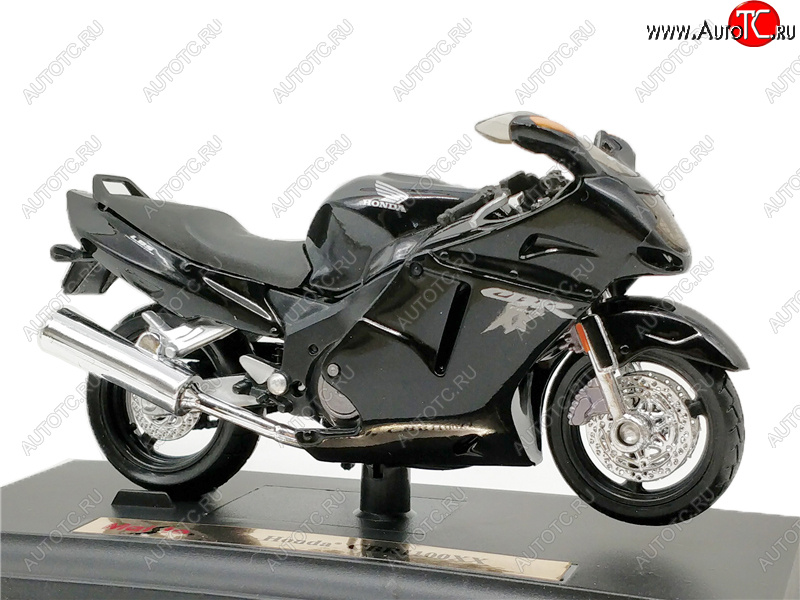 1 299 р. Модель мотоцикла Honda CBR1100xx Черного цвета масштаб 1 18  пм-00018356  с доставкой в г. Кемерово