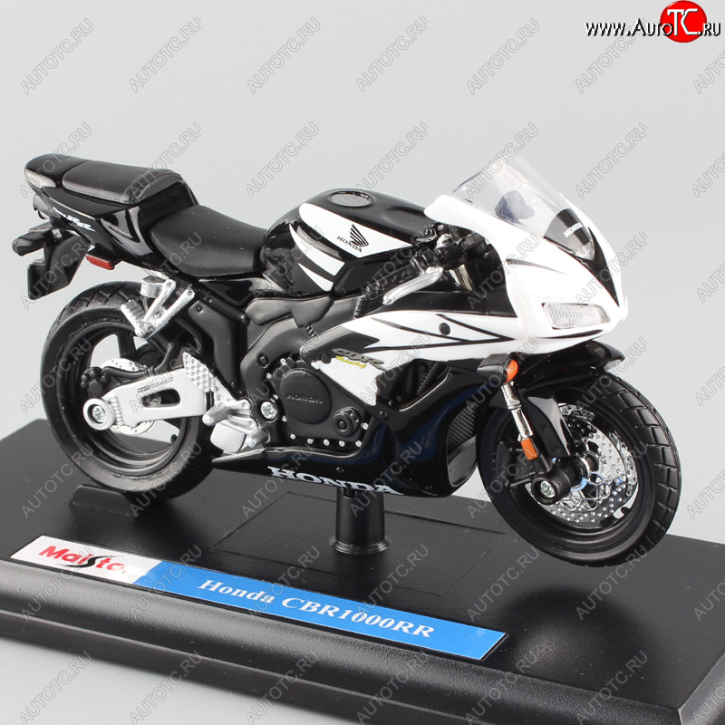 1 299 р. Модель мотоцикла Honda CBR1000RR 06-07 Черно-Белый цвет масштаб 118  пм-00018357  с доставкой в г. Кемерово