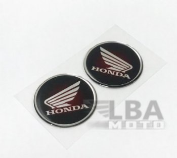 Наклейка логотип Honda 3D диаметром 51мм  пм-00017004