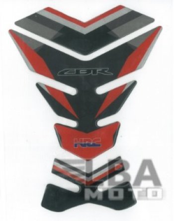 Наклейка на бак для мотоцикла Honda CBR HRC Черно-Красная  пм-00017088