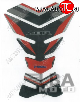 1 549 р. Наклейка на бак для мотоцикла Honda CBR HRC Черно-Красная  пм-00017088  с доставкой в г. Кемерово
