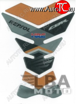 1 549 р. Наклейка на бак для мотоцикла Honda CBR HRC Repsol  пм-00017092  с доставкой в г. Кемерово