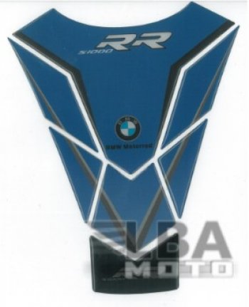 Наклейка на бак для мотоцикла BMW S1000RR Синяя  пм-00017098