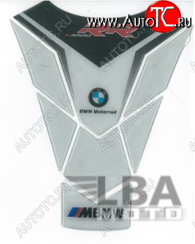 1 549 р. Наклейка на бак для мотоцикла BMW S1000RR Бело-Черная  пм-00017099  с доставкой в г. Кемерово