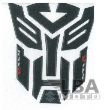 Наклейка на бак для мотоцикла Suzuki GSX-R Autobots Под Карбон  пм-00017110