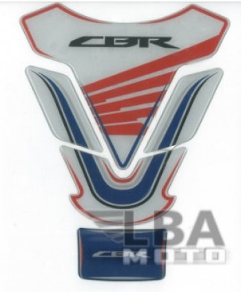 Наклейка на бак для мотоцикла Honda CBR 2 Бело-Сине-Красная  пм-00017123