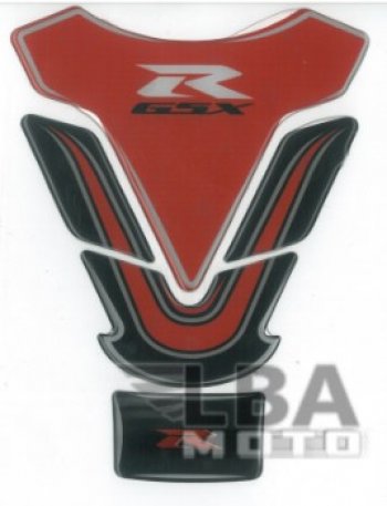1 549 р. Наклейка на бак для мотоцикла Suzuki GSX-R Красно-Черная  пм-00017127  с доставкой в г. Кемерово. Увеличить фотографию 2