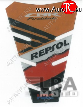 1 549 р. Наклейка на бак для мотоцикла Honda CBR1000RR Fireblade Repsol  пм-00017128  с доставкой в г. Кемерово