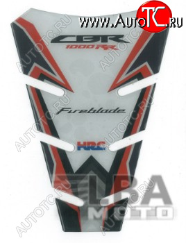 1 549 р. Наклейка на бак для мотоцикла Honda CBR1000RR Бело-Черно-Красный  пм-00017130  с доставкой в г. Кемерово
