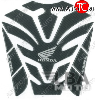 1 549 р. Наклейка на бак для мотоцикла Honda CBR Карбон Черная 2  пм-00017135  с доставкой в г. Кемерово
