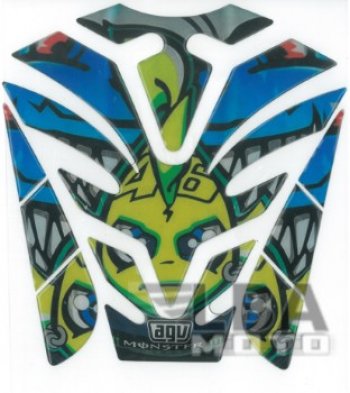 Наклейка на бак для мотоцикла VR46 AGV 1  пм-00017136