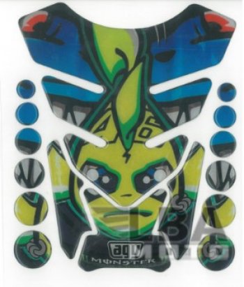 Наклейка на бак для мотоцикла VR46 AGV 2  пм-00017139