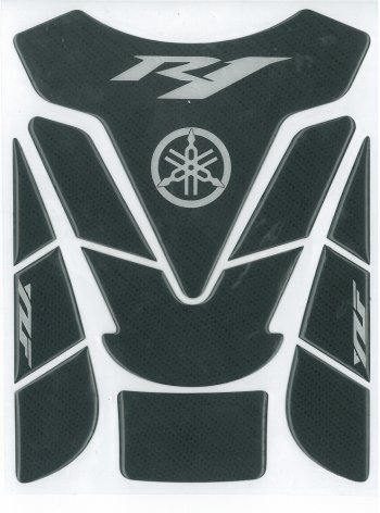 Наклейка на бак для мотоцикла Yamaha YZF-R1 Под Карбон 1  пм-00017145