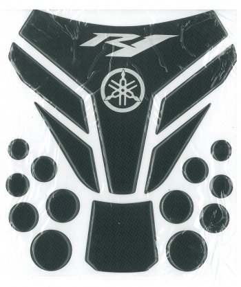 Наклейка на бак для мотоцикла Yamaha YZF-R1 Под Карбон 2  пм-00017152
