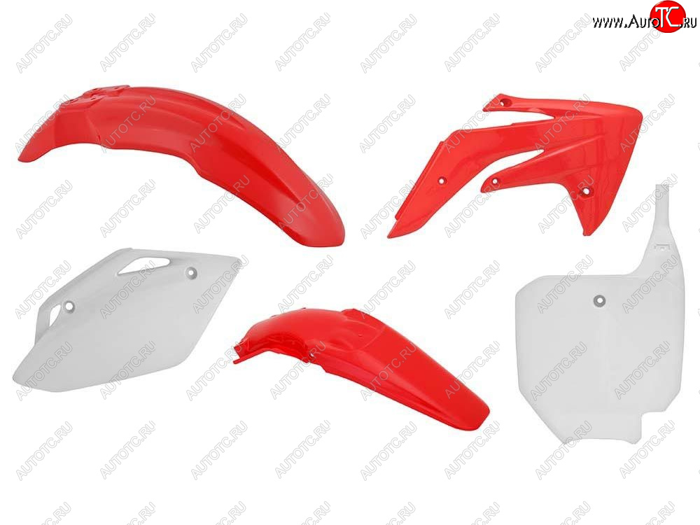 12 749 р. Комплект пластика R-Tech Honda CRF150 07-22 (R-KITCRF-OEM-510) Красно-Белый  r-kitcrf-oem-510  с доставкой в г. Кемерово