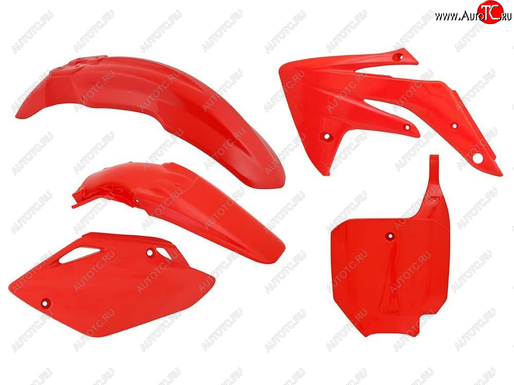 12 749 р. Комплект пластика R-Tech Honda CRF150 07-22 (R-KITCRF-RS0-510) Красный  r-kitcrf-rs0-510  с доставкой в г. Кемерово