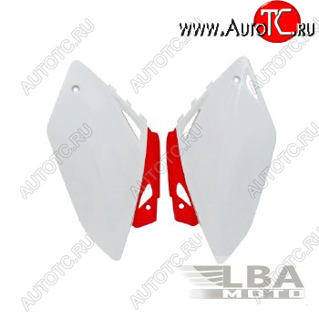 7 419 р. Обтекатели задн. боковые R-Tech Honda CRF450R 07-08 (R-FICRFBNRS07) белыекрасные  r-ficrfbnrs07  с доставкой в г. Кемерово