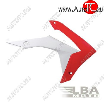 6 059 р. Обтекатели радиатора R-Tech Honda CRF250R 14-17, CRF450R 13-16 (R-CVCRFRSBN13) красныебелые  r-cvcrfrsbn13  с доставкой в г. Кемерово