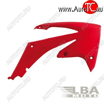 5 899 р. Обтекатели радиатора R-Tech Honda CRF250R 10-13, CRF450R 09-12 (R-CVCRFRS0009) красные  r-cvcrfrs0009  с доставкой в г. Кемерово