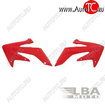 5 899 р. Обтекатели радиатора R-Tech Honda CRF250R 04-09, CRF250X 04-17 (R-CVCRFRS0004) красные  r-cvcrfrs0004  с доставкой в г. Кемерово