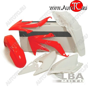 11 799 р. Комплект пластика R-Tech Honda CRF450X 08-17 (R-KITCRX-OEM-415) красный-белый  r-kitcrx-oem-415  с доставкой в г. Кемерово