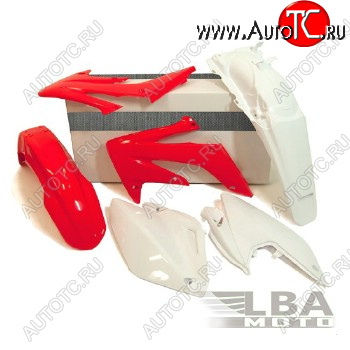 11 799 р. Комплект пластика R-Tech Honda CRF250X 04-17 (R-KITCRX-OEM-412) красный-белый  r-kitcrx-oem-412  с доставкой в г. Кемерово