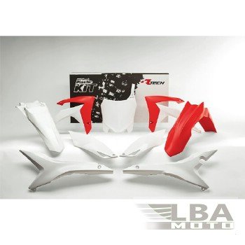 Комплект пластика R-Tech Honda CRF250R 14-17, CRF450R 13-16 (R-KITCRF-OEM-517) красный-белый  r-kitcrf-oem-517