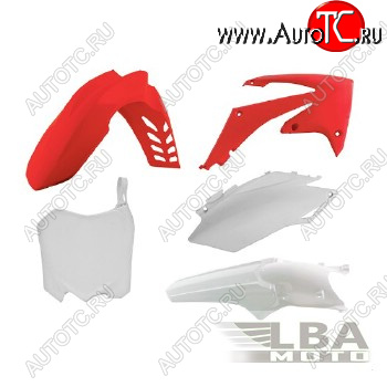 12 749 р. Комплект пластика R-Tech Honda CRF250R 11-13, CRF450R 11-12 (R-KITCRF-OEM-516) красный-белый  r-kitcrf-oem-516  с доставкой в г. Кемерово