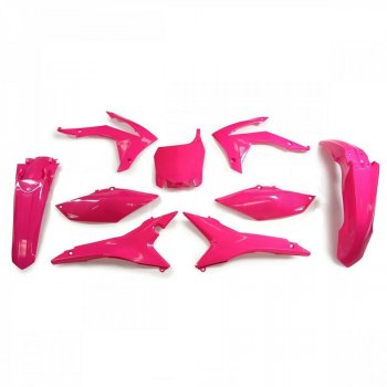 Комплект пластика R-Tech Honda CRF250R 14-17, CRF450R 13-16 (R-KITCRF-FU0-517) неоновый розовый  r-kitcrf-fu0-517