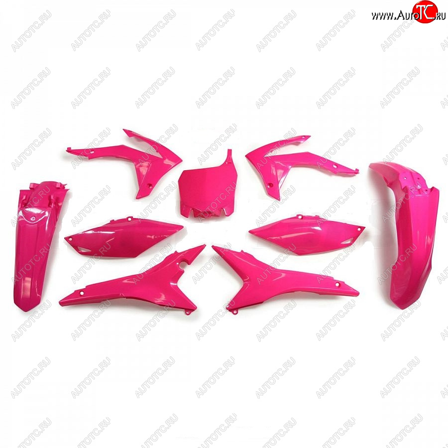 14 999 р. Комплект пластика R-Tech Honda CRF250R 14-17, CRF450R 13-16 (R-KITCRF-FU0-517) неоновый розовый  r-kitcrf-fu0-517  с доставкой в г. Кемерово