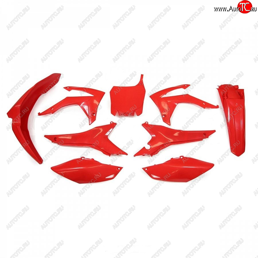 14 999 р. Комплект пластика R-Tech Honda CRF250R 14-17, CRF450R 13-16 (R-KITCRF-RS0-517) красный  r-kitcrf-rs0-517  с доставкой в г. Кемерово