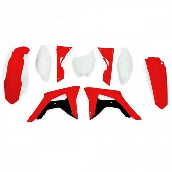 Комплект пластика R-Tech Honda CRF250R 2018, CRF450R 17-18 (R-KITCRF-OEM-599) красный-белый  r-kitcrf-oem-599