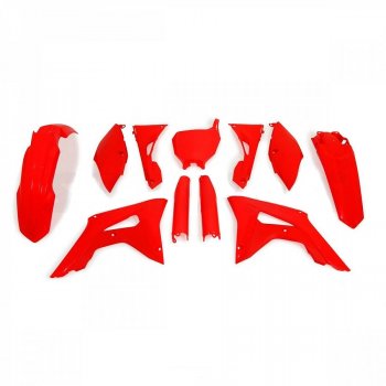 Комплект пластика R-Tech Honda CRF250R 2018, CRF450R 17-18 (R-KITCRF-RF0-599) неоновый красный  r-kitcrf-rf0-599