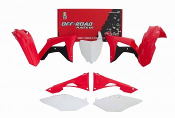 Комплект пластика R-Tech Honda CRF250R 19-20, CRF450R 19-20 (R-KITCRF-OEM-519) красный-белый  r-kitcrf-oem-519
