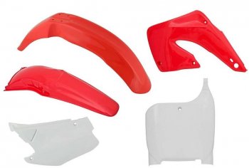 Комплект пластика R-Tech Honda CR125250 2000-2001 (R-KITCR0-OEM-501) красный-белый  r-kitcr0-oem-501