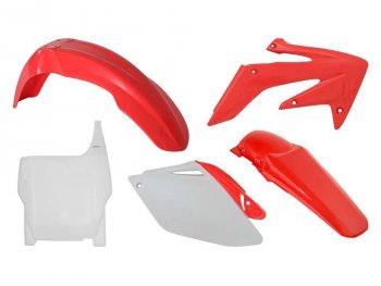 Комплект пластика R-Tech Honda CRF250R 2006-2007 (R-KITCRF-OEM-508) красный-белый  r-kitcrf-oem-508