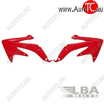 5 899 р. Обтекатели радиатора R-Tech Honda CRF450X 05-07 (R-CVCRFXRS005) Красный  r-cvcrfxrs005  с доставкой в г. Кемерово