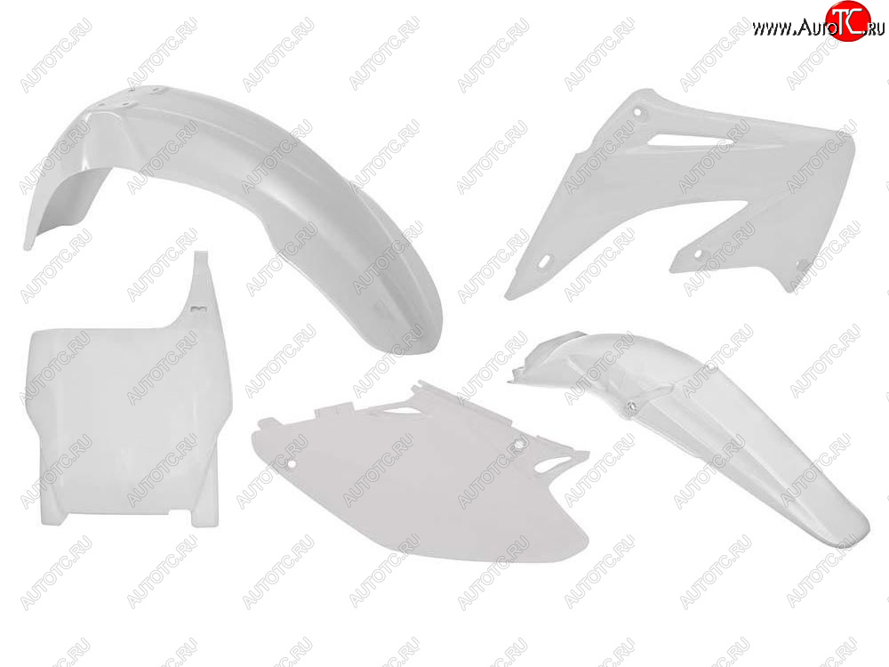 12 749 р. Комплект пластика R-Tech Honda CR125250 2004-2007 (R-KITCR0-BN0-503) Белый  r-kitcr0-bn0-503  с доставкой в г. Кемерово