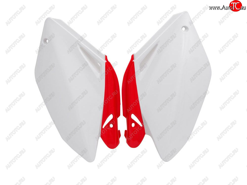 7 419 р. Обтекатели задн. боковые R-Tech Honda CRF250 04-05 (R-FICRFBNRS04) Бело-Красный  r-ficrfbnrs04  с доставкой в г. Кемерово