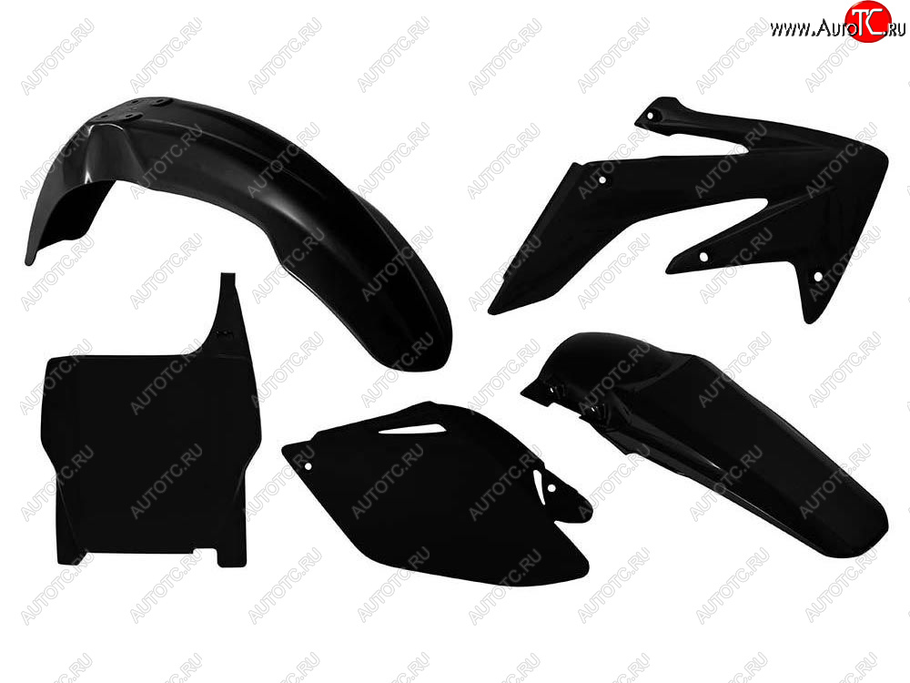 12 749 р. Комплект пластика R-Tech Honda CRF250R 06-07 (R-KITCRF-NR0-508) Черный  r-kitcrf-nr0-508  с доставкой в г. Кемерово