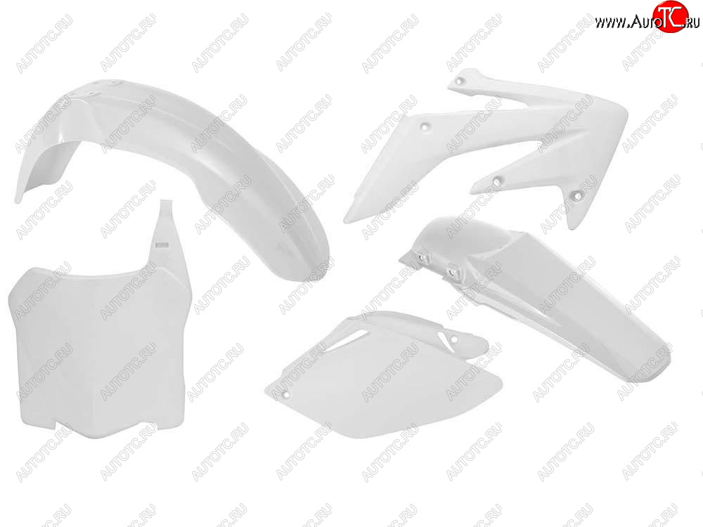 12 749 р. Комплект пластика R-Tech Honda CRF250R 08-09 (R-KITCRF-BN0-588) Белый  r-kitcrf-bn0-588  с доставкой в г. Кемерово