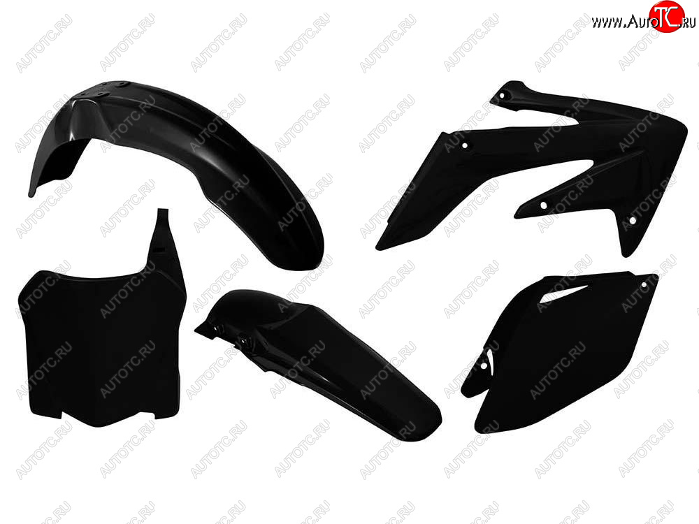 12 749 р. Комплект пластика R-Tech Honda CRF250R 08-09 (R-KITCRF-NR0-588) Черный  r-kitcrf-nr0-588  с доставкой в г. Кемерово